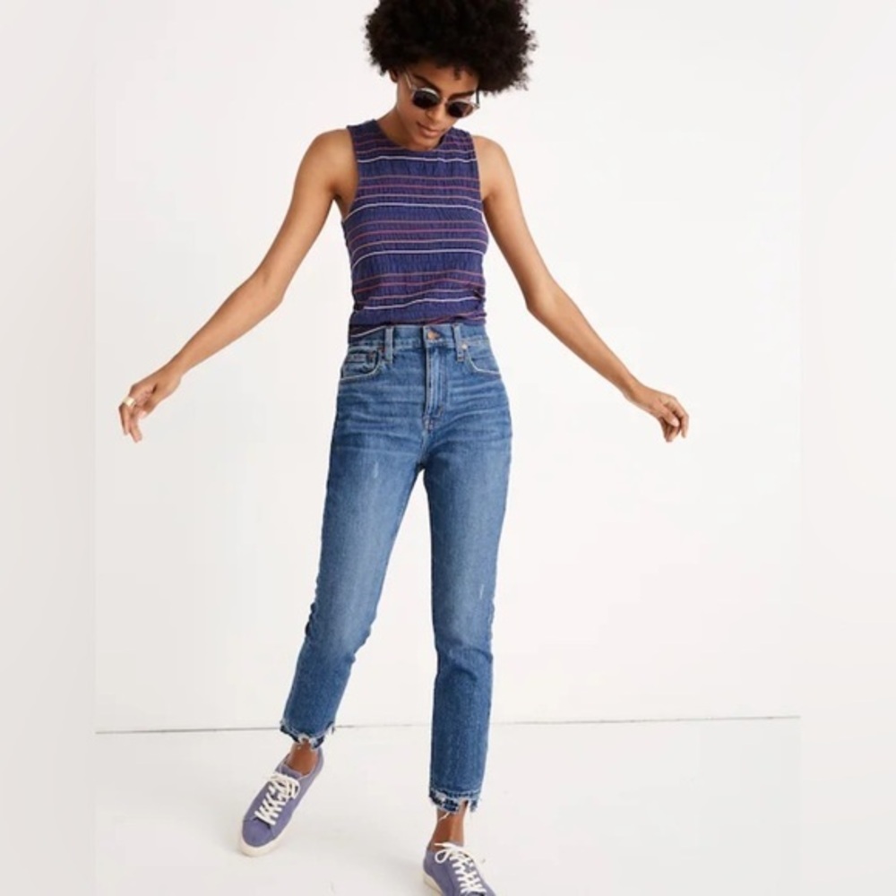 Madewell The High-Rise Slim Boyjean — Size 27